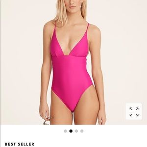 J. Crew NWT Fuchsia one-piece swimsuit